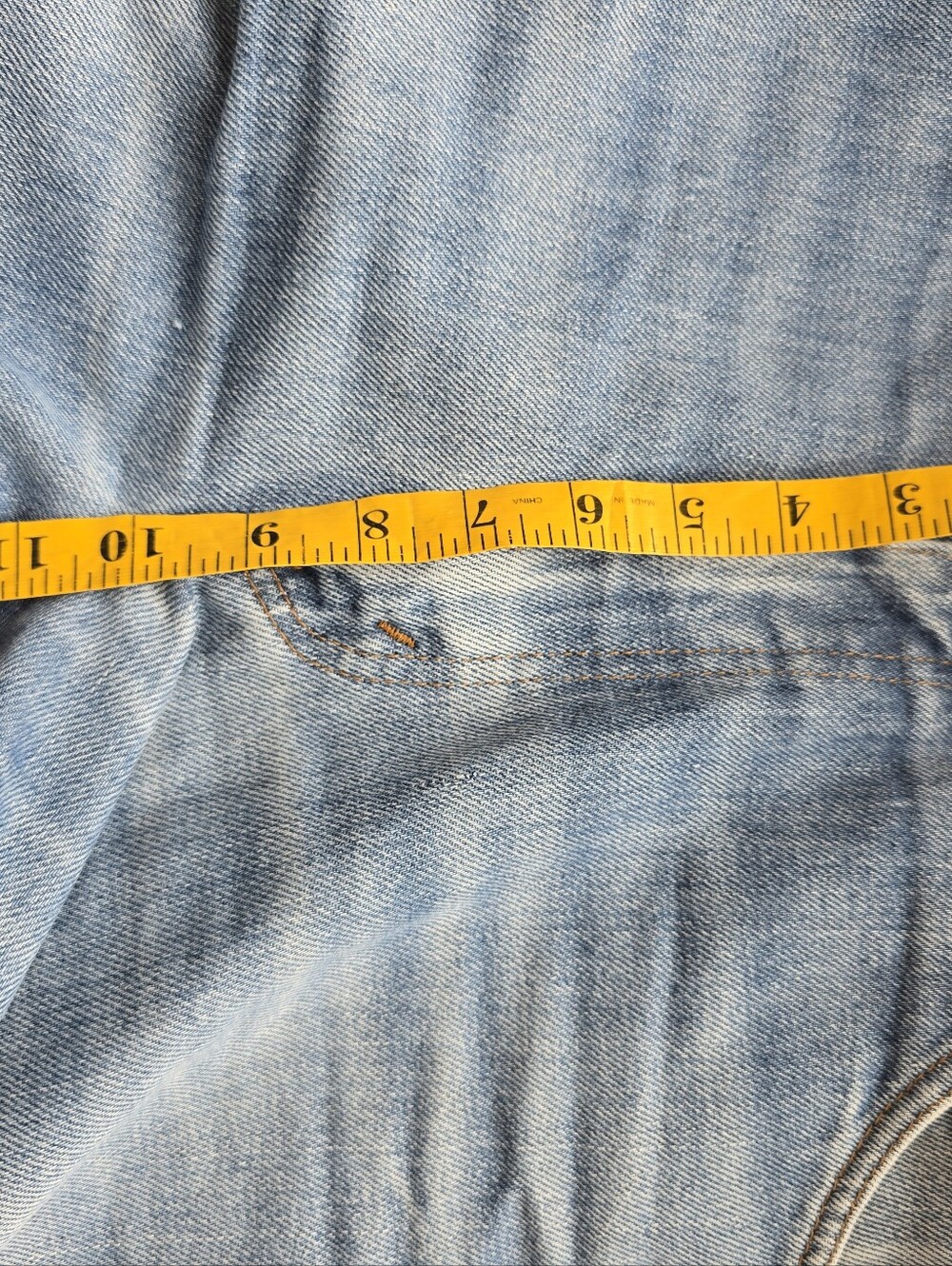 Ture Vintage 70's Levi's 646 FLARED Jeans/ BEAUTIFUL Orange Tab - Picture 13 of 14